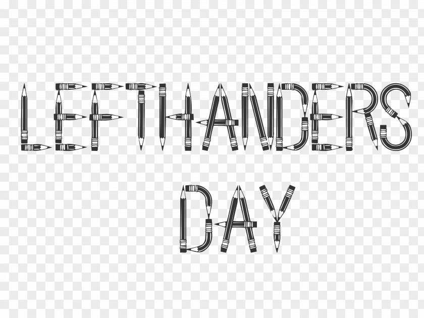 Left-Handers Day. PNG