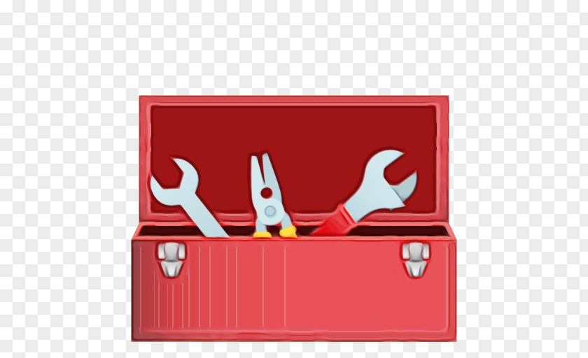 Toolbox Tool Red Background PNG