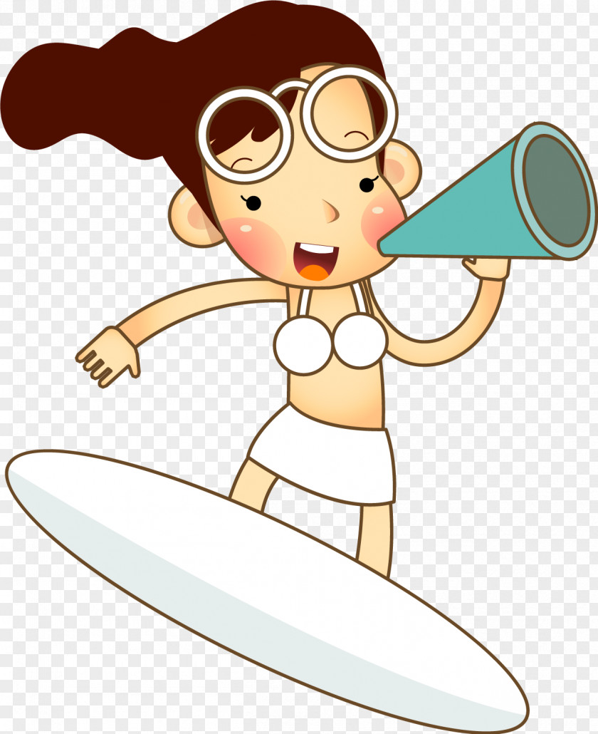 Child Fashion Girl Hand PNG , surfing the girl with horn clipart PNG