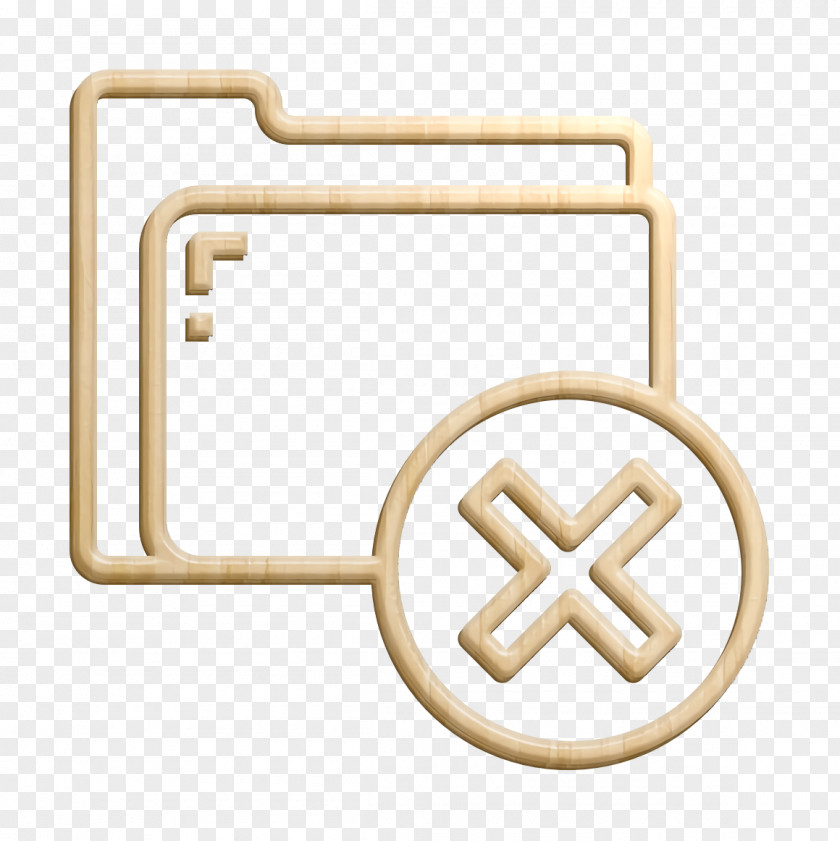 Cross Icon Folder And Document PNG