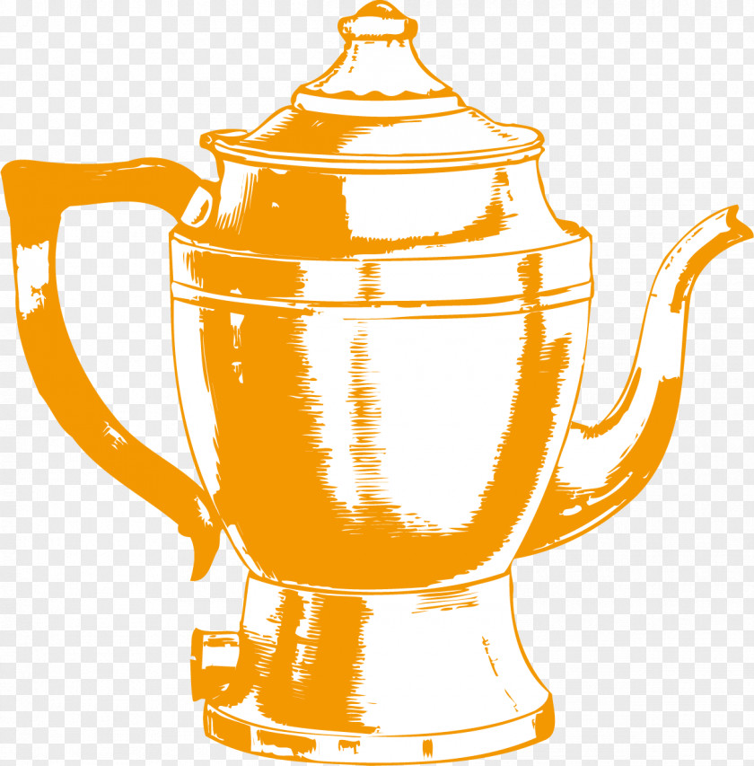 Kettle Vector Material Teapot Clip Art PNG