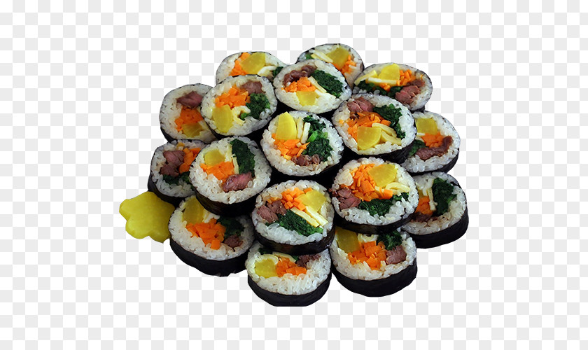Sushi Roll Gimbap Korean Cuisine Bulgogi Rice Noodle PNG