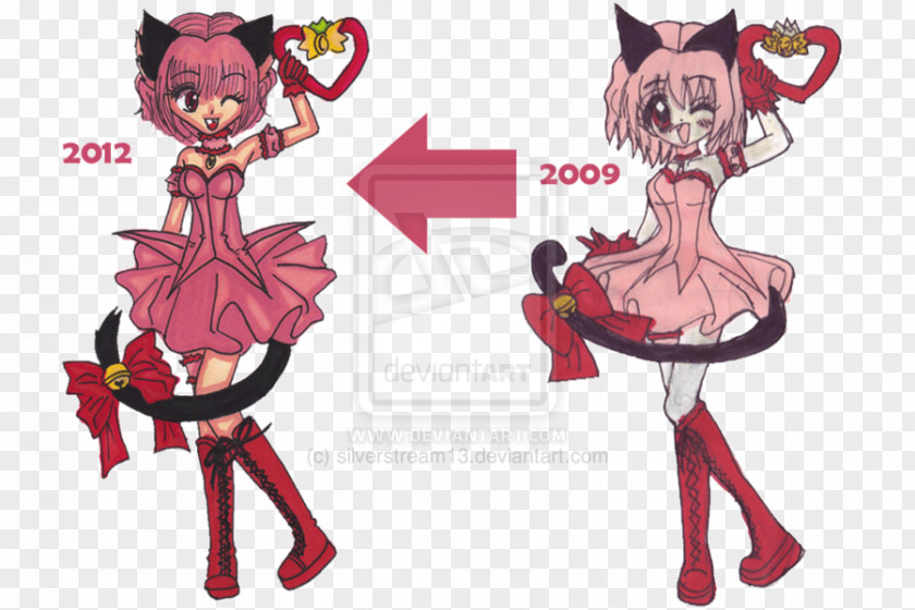 Umineko Art Comparison Ichigo Momomiya Tokyo Mew Fan PNG