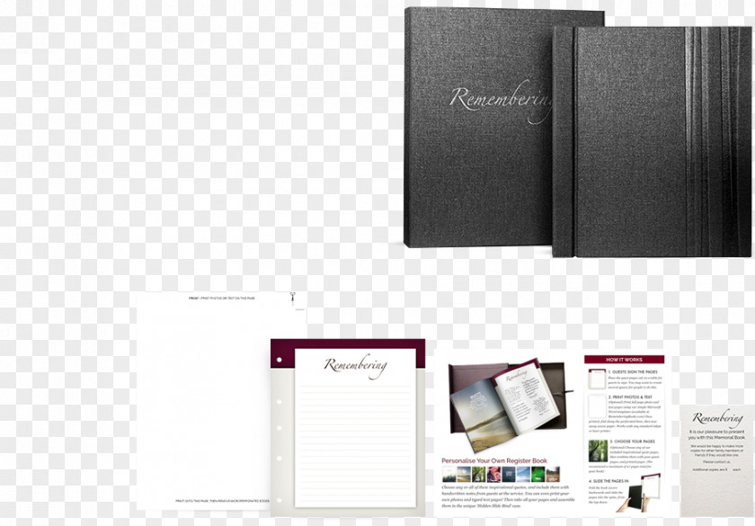 Book A Life Remembered: Celebration Of Guest Book: Funeral Guestbook Photo-book PNG