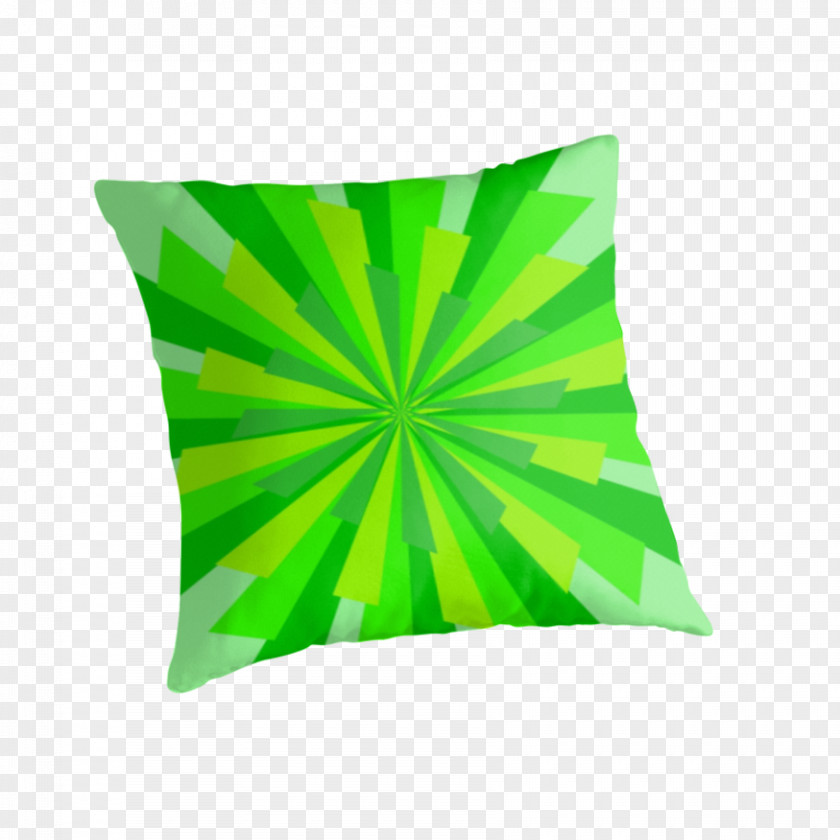 Bubble Pattern Throw Pillows Cushion Green PNG