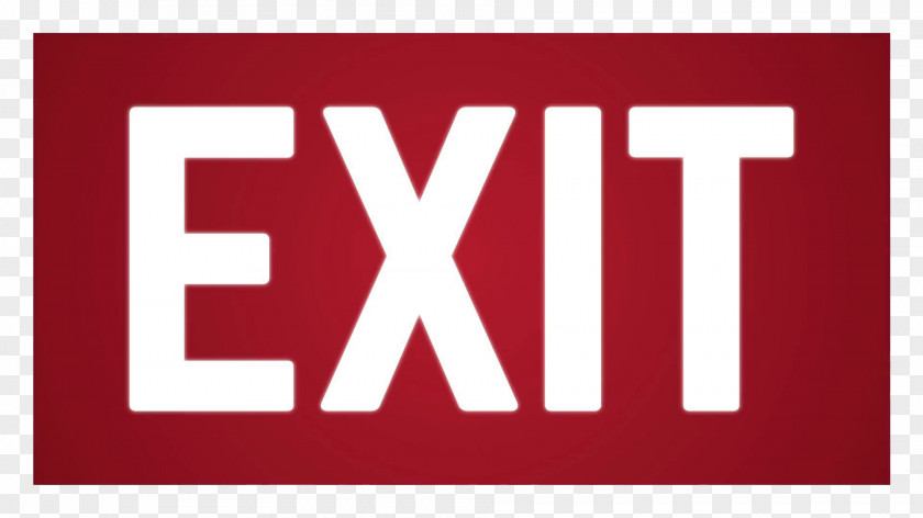 Exit Sign Emergency Signage Fire Protection PNG