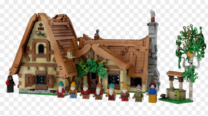 Toy Block Village Playset Nativity Scene Brick Lego PNG