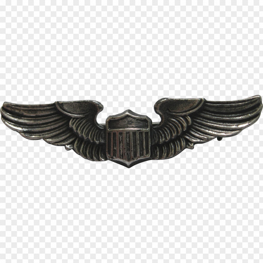 Wings Silver Metal Angle Buckle Minute PNG