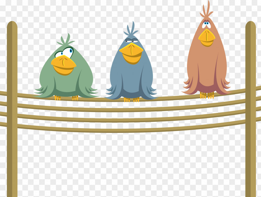 Bird Element Cartoon Royalty-free Illustration PNG