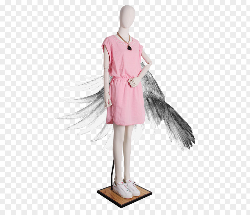 Claborate-style Dress Outerwear Pink M Costume PNG