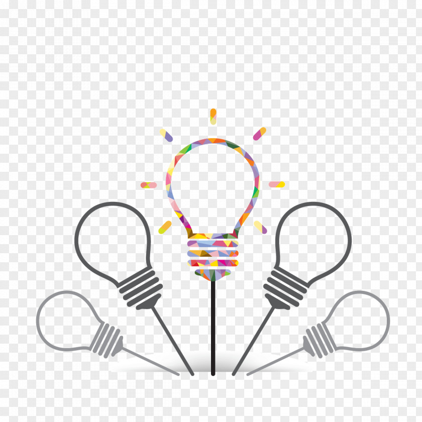 Flat,light Bulb,Vector,Light Business Idea PNG