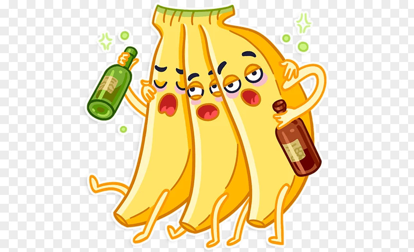 Fruit Telegram Banana Sticker Clip Art PNG