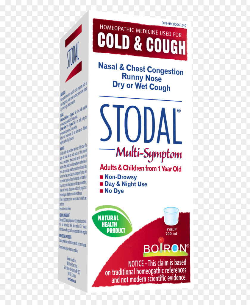 Homeopathic Medicine Cough Common Cold Symptom Acute Bronchitis PNG