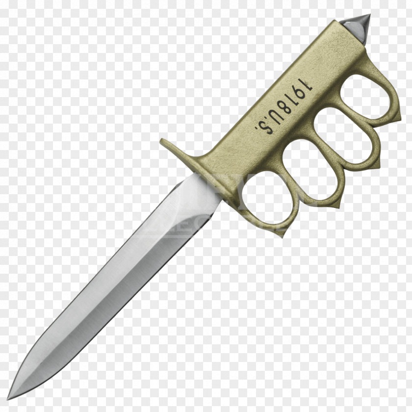Knife Trench First World War Combat Brass Knuckles PNG