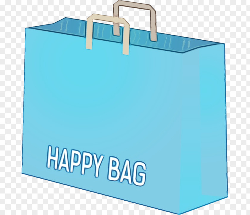 Office Supplies Rectangle Shopping Bag PNG