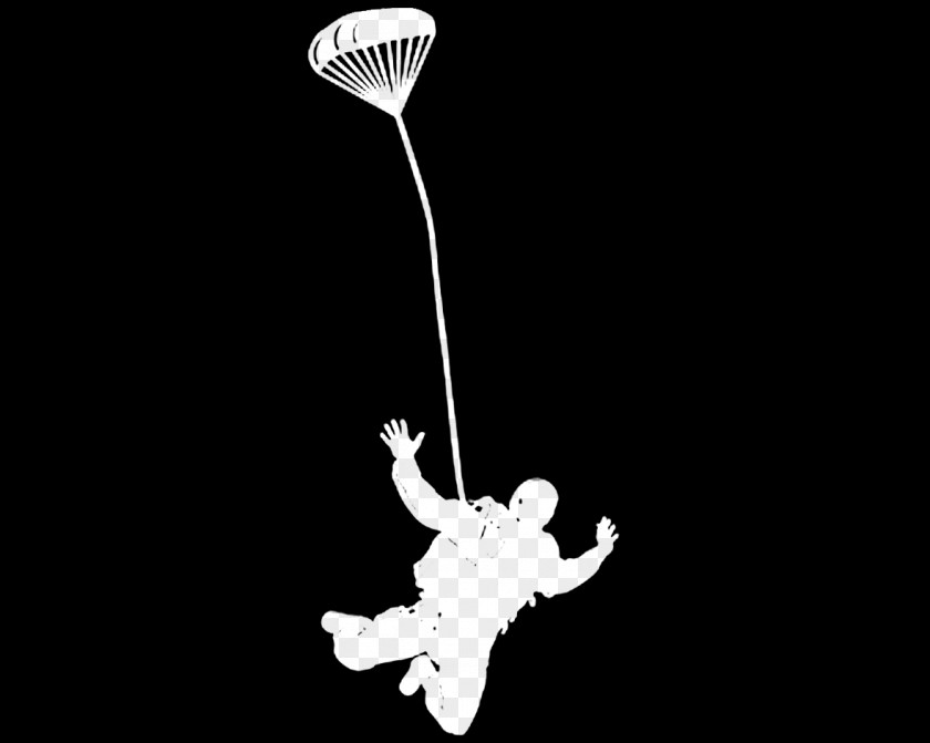 Parachute Black And White Monochrome Photography Lighting PNG