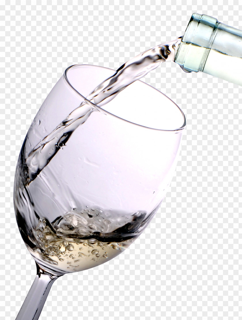 Pouring Wine White Red Glass PNG