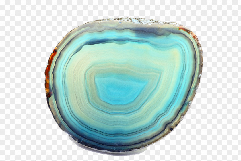 Agate Stone Blue Palette Color Scheme Art PNG