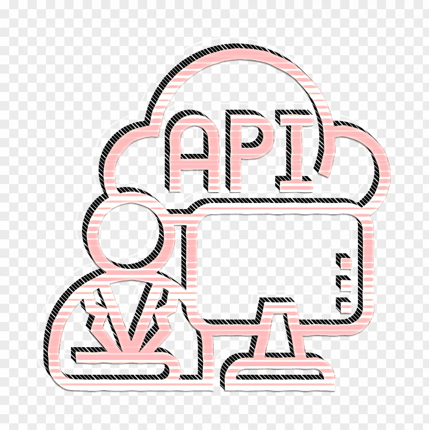 Cloud Service Icon Api PNG