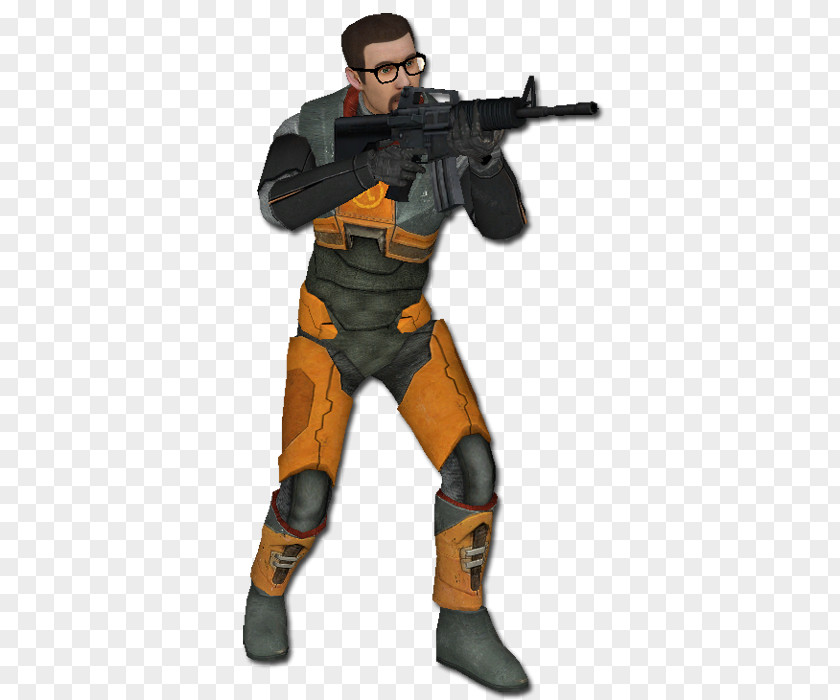 Gordon Freeman Airsoft Guns Soldier Infantry Firearm Marksman PNG