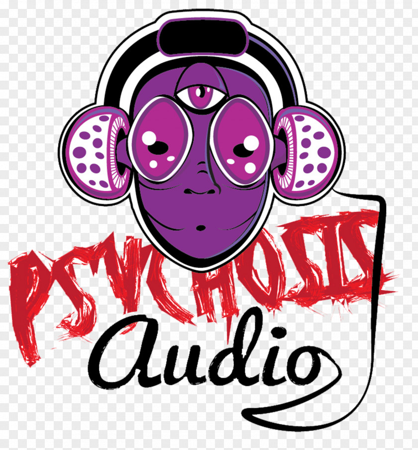 AFROBEAT Psychosis Audio Record Label Clip Art PNG
