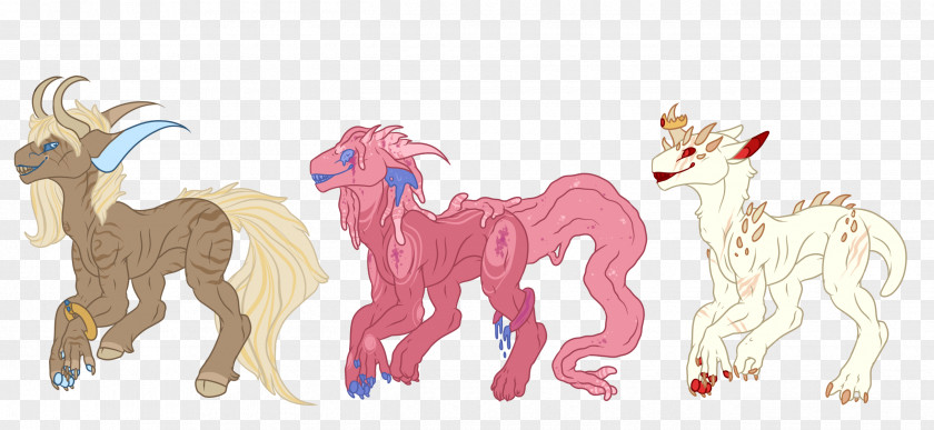 Mustang Pony Carnivora Cartoon PNG