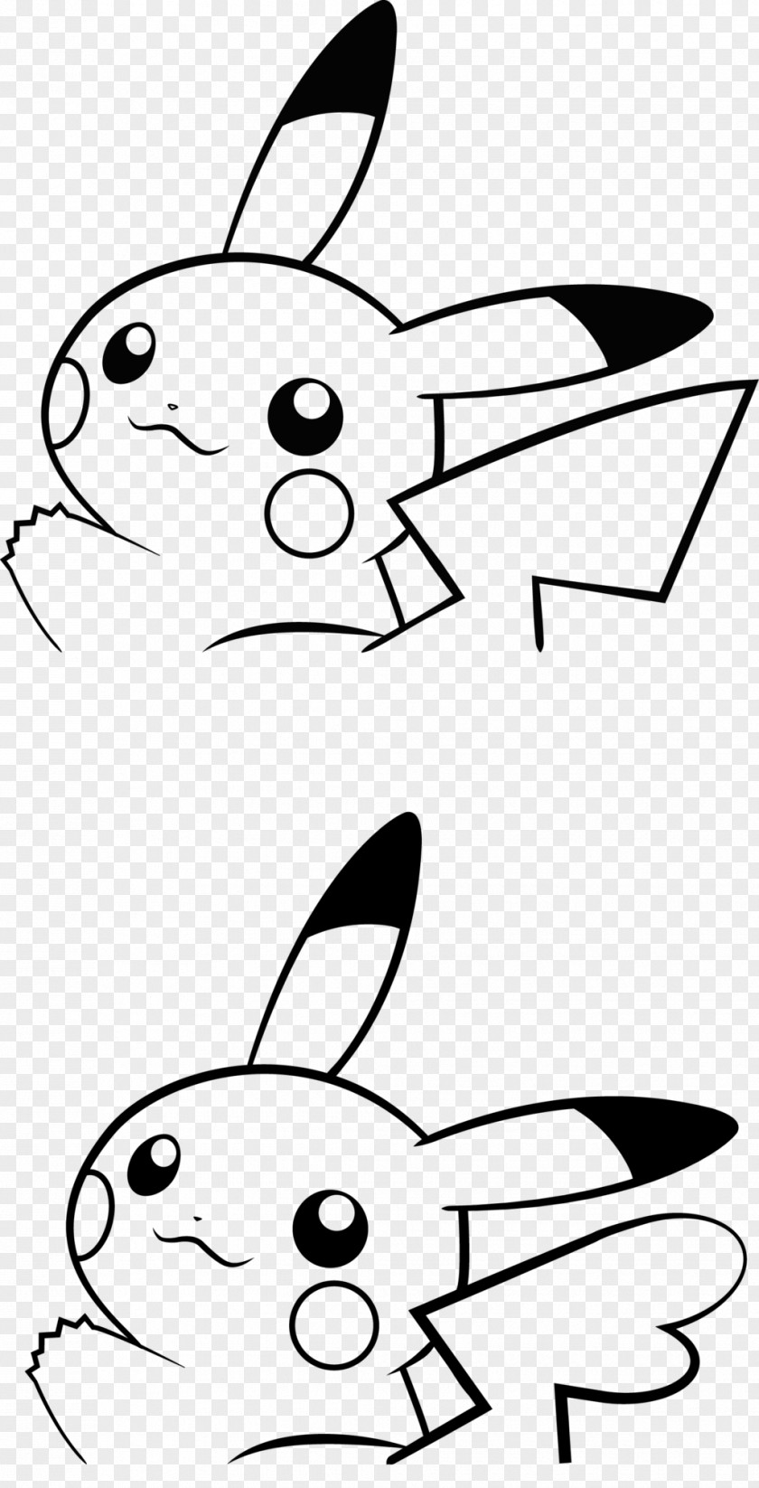 Pikachu Black And White Pokemon & Ash Ketchum Clip Art PNG