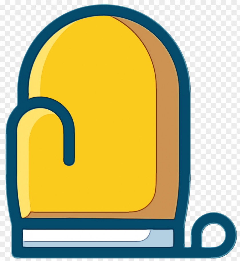 Yellow Wet Ink Clip Art Icon PNG