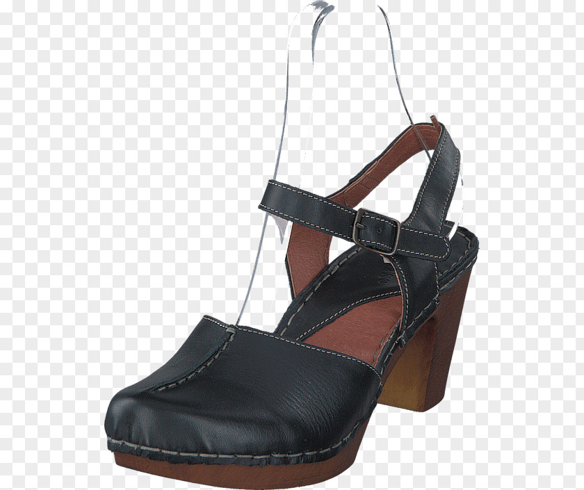 Sandal Slipper Leather High-heeled Shoe PNG