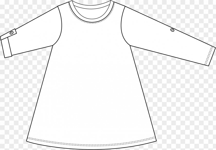 Tshirt T-shirt Dress Sleeve Collar PNG