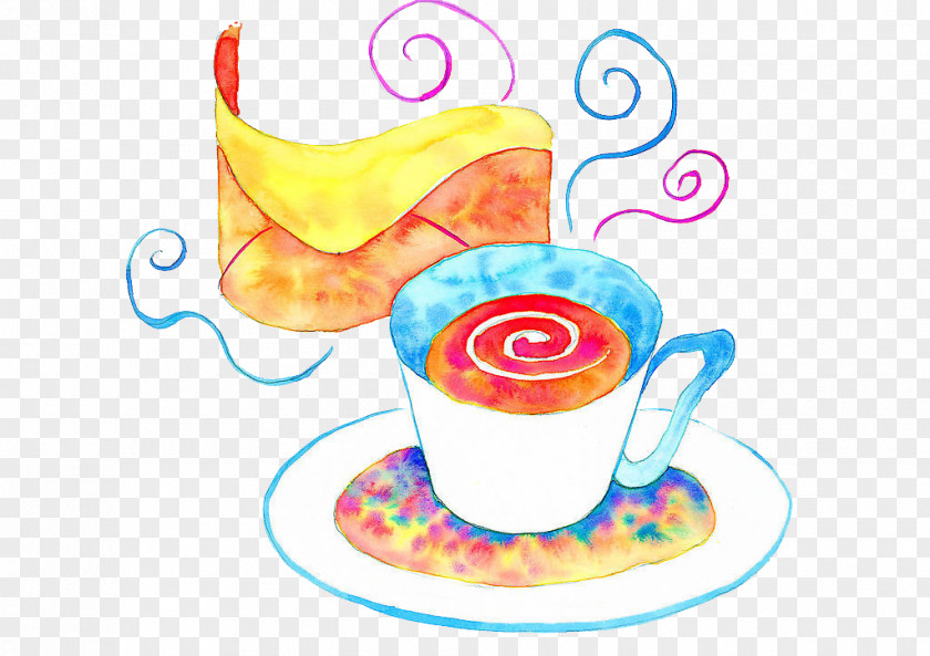 Watercolor Cups Coffee Painting Cup Illustration PNG