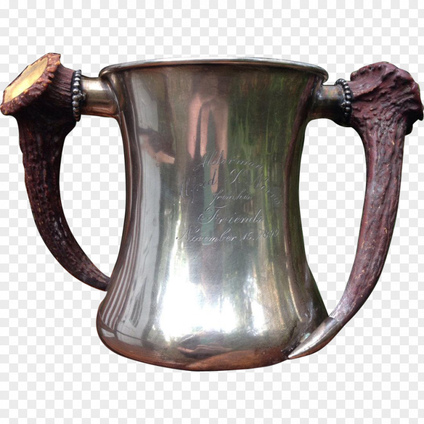 Antler Trophy Collectable Antique Cup Ceramic PNG