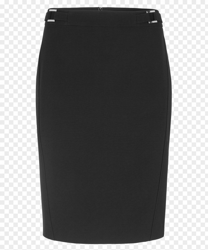Black Skirt Pencil Clothing Dress Belt PNG