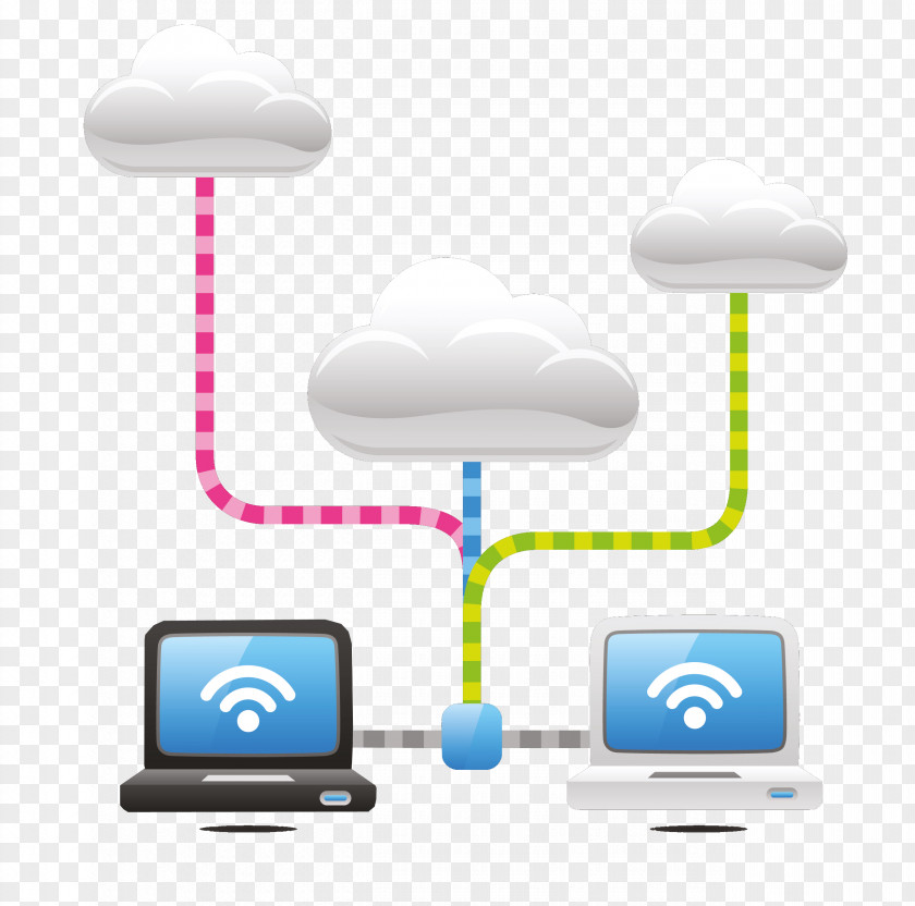 Cloud Computer Transmission Element Software Sharing Lab PNG