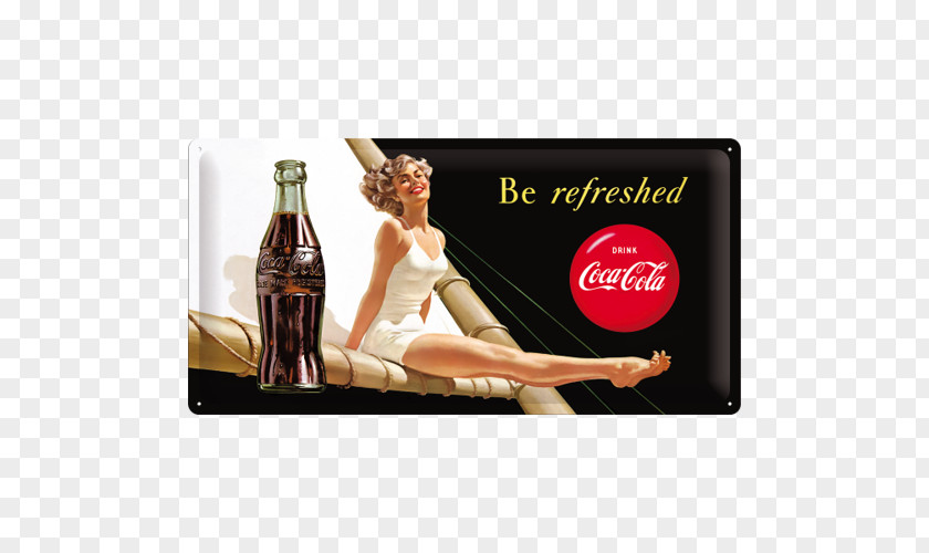 Coca-Cola Fizzy Drinks PNG Drinks, Pin Up Girl Vintage clipart PNG