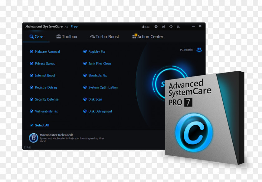 Computer Advanced SystemCare Ultimate Software IObit Windows Registry PNG