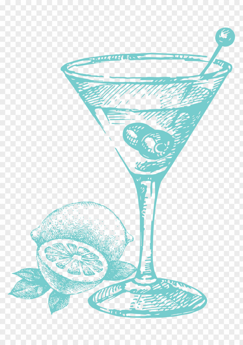 Martini Cocktail Mint Julep Cognac PNG