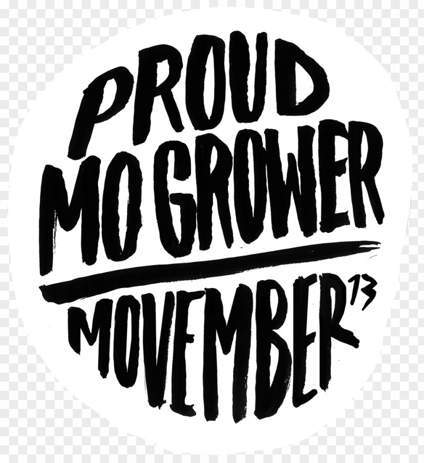 Movember Moustache Logo Brand Font PNG