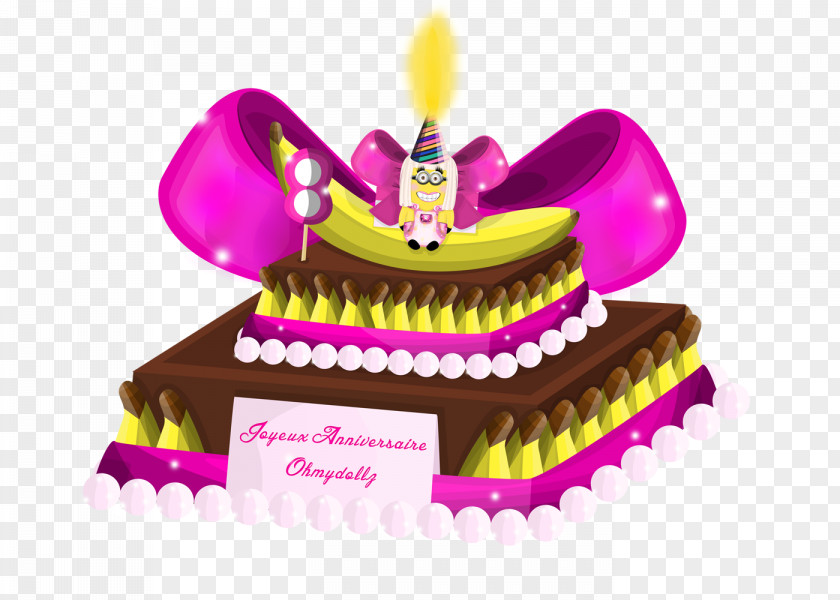 Birthday Cake Torte Decorating PNG