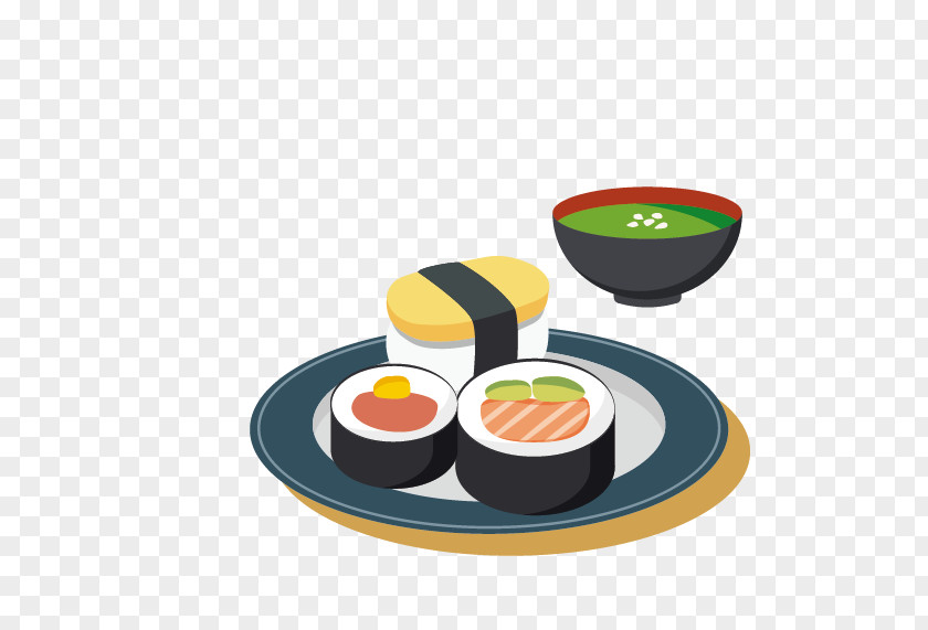 Cartoon Japanese Food Sushi Cuisine Ramen Noodle PNG