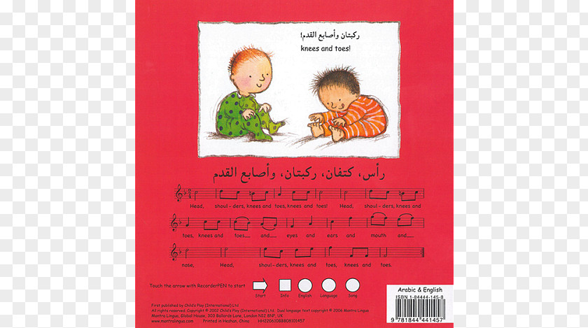 Islamic Language Head, Shoulders, Knees & Toes (Exercise Song For Kids) And Human Body Book PNG