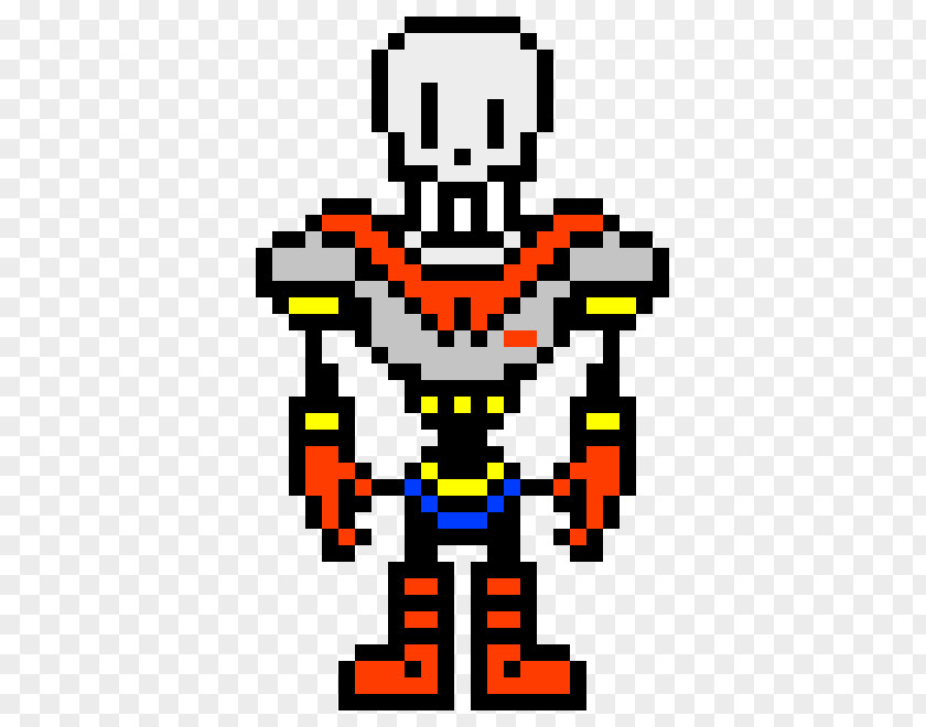 Sprite Undertale Paper Papyrus Pixel Art PNG