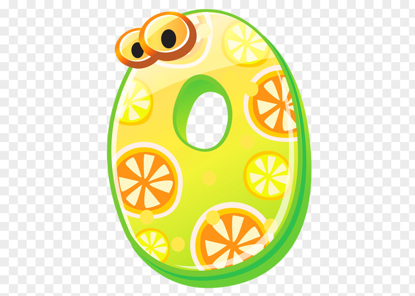 Sweet Number Zero Clip Art PNG