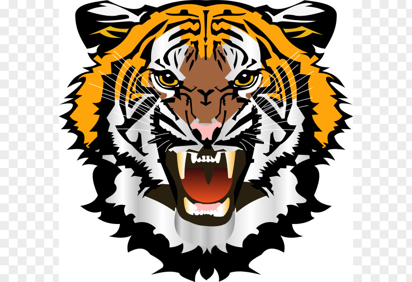 Tiger Head Cliparts Bengal Cat South China Roar Clip Art PNG