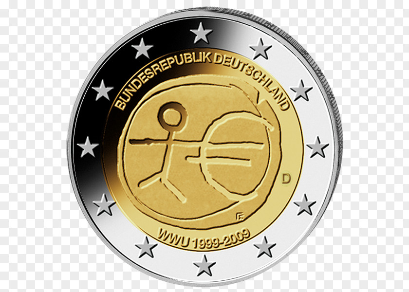 2 Euro Coin Commemorative Coins PNG