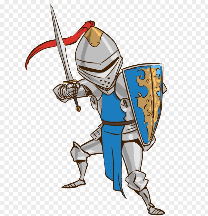 Armour Sword Cartoon Knight Hero Fencing Clip Art PNG