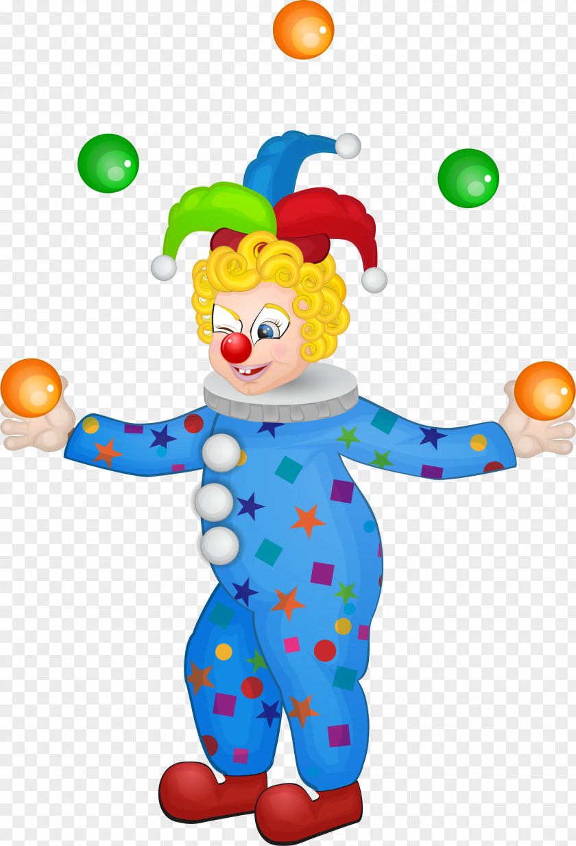Clown Circus Unicycle PNG