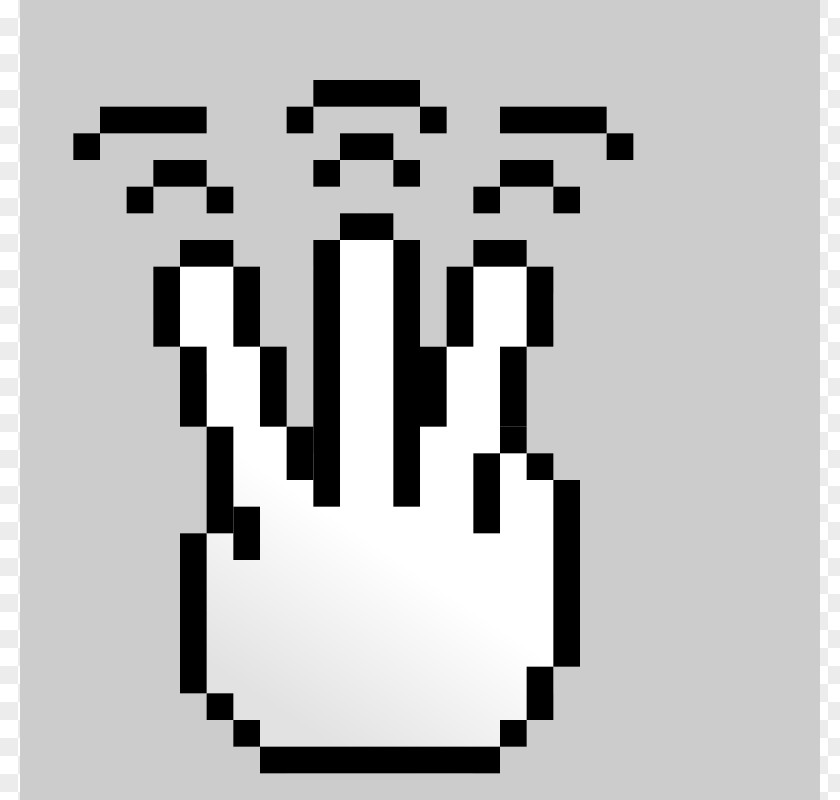 Double Helix Vector Pixel Pointer Hand Finger Clip Art PNG