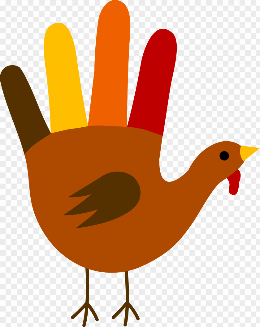 Turkey Wings Cliparts Paper Thanksgiving Hand Clip Art PNG