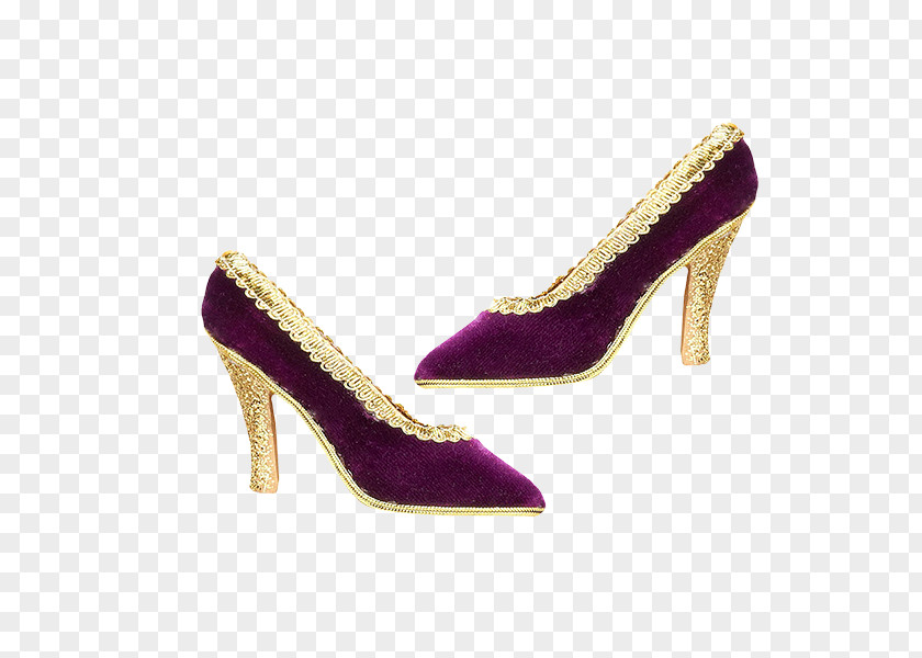 A Pair Of Purple High Heels High-heeled Footwear Elevator Shoes PNG